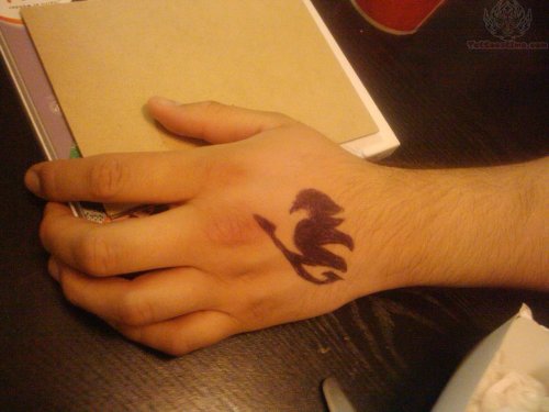 Fairy Tail Tattoo On Hand